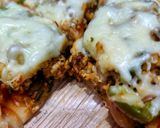 A picture of step 11 of Pizza with spinach and tofu topping.