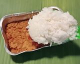 Foto langkah ke 3 dari resep Nasi Bakar Ayam Suwir.