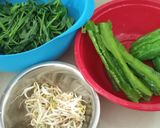 Foto langkah ke 1 dari resep Rujak Kangkung.
