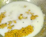 A picture of step 3 of Bhutte ka kees Indore Special.