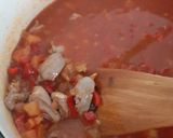 Csirkeszív pörkölt recept fázis 3 fotója