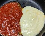 A picture of step 4 of Penne Arrabbiata.