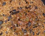 Foto del paso 10 de la receta: Arroz de Presa Ibérica con Trompetas de la Muerte