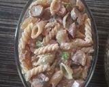 عکس مرحله 2 از دستور پاستای کدو سبز و قارچ 🌸