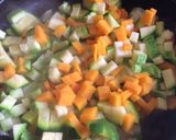 Foto del paso 1 de la receta: Revuelto de verduras. Cocina rápida y fácil