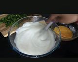 A picture of step 2 of Fluffy Spinach Cheese Omlette A perfect healthy breakfast.