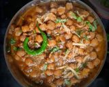 A picture of step 11 of Hot chaat sizzler.