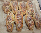 Teljes kiőrlésű töltött croissant recept fázis 4 fotója