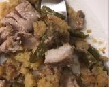 A picture of step 5 of Pork chop stuffing.