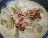 Foto del paso 10 de la receta Cardo con rebozuelos y salsa de almendras