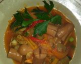 Foto langkah ke 5 dari resep Bakso sosis makaroni asam manis pedas.