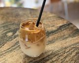 A picture of step 5 of Iced Dalgona Coffee.