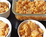 Foto langkah ke 4 dari resep Nasi Panggang Keju.