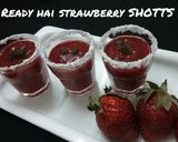 A picture of step 2 of Strawberry SHOTS.