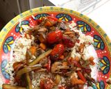 Foto del paso 11 de la receta: Arroz integral con salteado de verduras🍚🥕🍅🌶