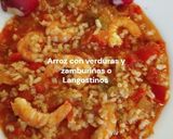 Foto del paso 14 de la receta: Arroz con verduras y zamburiñas o Langostinos