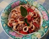 Foto langkah ke 6 dari resep Tumis Cumi Pedas Manis.