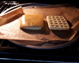 Foto del paso 1 de la receta: Waffle de patata con queso fundido y huevo