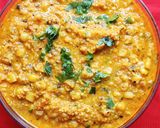 A picture of step 4 of Corn In Coconut Gravy.