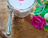 A picture of step 4 of Rose-sago kheer.