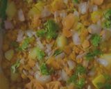 A picture of step 9 of Kathiya wary double papri chana chaat.