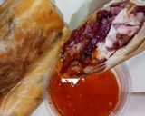 รูปขั้นตอนการทำที่ 6 ของ ปอเปี๊ยะมันม่วงเผือก | Crispy Purple Sweet Potato and Taro Spring Rolls
