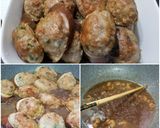 A picture of step 3 of Chinese Eggplants with Minced Pork 釀矮瓜.