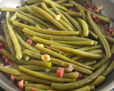 Foto del paso 3 de la receta: Judía verde, con tacos de jamón y ajos