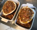Une image de l'étape 4 de Aubergine XXL farcie au bœuf, légumes et parmesan.