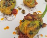 Foto del passaggio 7 della ricetta Fiori di zucca ripieni