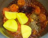 A picture of step 7 of Sindhi fish salan.
