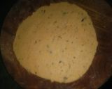 A picture of step 4 of Bedmi puri.