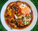Foto langkah ke 3 dari resep Telur Ceplok 3 Saos.