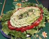 Une image de l'étape 14 de Salade de fenouil aux tomates,concombre et scarole (sauce aux câpres).