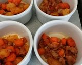 A picture of step 4 of My Gran's sausage and veg pie.