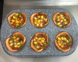 A picture of step 5 of Baked Salami Cupcakes.