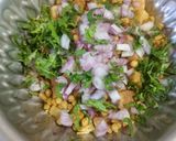 A picture of step 4 of Aloo Chaat.