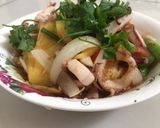 Hình bước làm 4 của món Mực xào chua ngọt