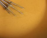 A picture of step 4 of Alphonso Mango Stuffed Ice cream.