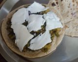 A picture of step 7 of Pizza Roti.