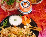 A picture of step 4 of Hyderabadi Biryani Eid special.