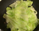 蒜炒高麗菜的食譜步驟4照片