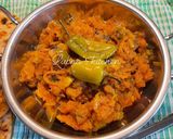 A picture of step 7 of Rutabaga (swede) mashed curry:.