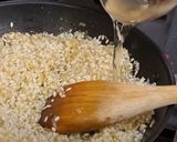Rizottó dél-tiroli speck sonkával, friss spenóttal, és Gorgonzola sajttal recept fázis 4 fotója