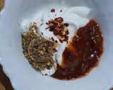 A picture of step 1 of Mayo Spread/Dip.