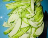 Hình bước làm 1 của món Canh mướp rau đay nấu mọc