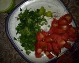 A picture of step 2 of Nawabi biryani.