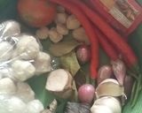 Foto langkah ke 1 dari resep Sambel goreng susu, tahu, tempe, bakso dan cecek.