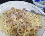 Foto langkah ke 3 dari resep Spaghetti carbonara (spageti).