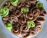Foto langkah ke 7 dari resep Roti Jala Jelita kopi pandan.